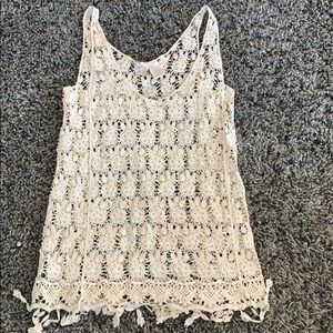 Lace tank top
